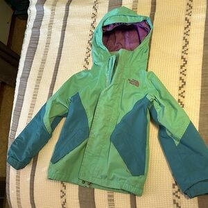 North face 3 in 1 toddler snow jacket